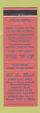Matchbook Cover - Bel Aire Motel Albert Lea MN