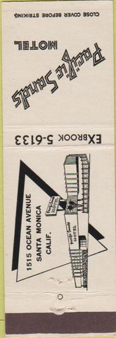 Matchbook Cover - Pacific Sands Motel Santa Monica CA