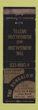 Matchbook Cover - Bungalow Motel Minneapolis MN WEAR