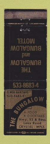 Matchbook Cover - Bungalow Motel Minneapolis MN WEAR