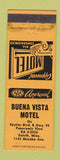 Matchbook Cover - Buena Vista Motel Duluth MN WEAR
