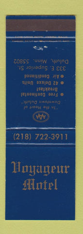 Matchbook Cover - Voyageur Motel Duluth MN