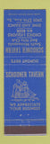 Matchbook Cover - Schooner Tavern Minneapolis MN