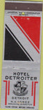 Matchbook Cover - Hotel Detroiter Detroit MI