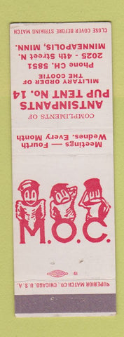 Matchbook Cover - Ants in Pants Pup Tent Minneapolis MN Cootie