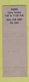 Matchbook Cover - Ants in Pants Pup Tent Minneapolis MN Cootie