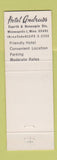 Matchbook Cover - Andrews Hotel Minneapolis MN