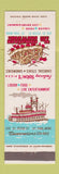 Matchbook Cover - Showbat St Paul MN