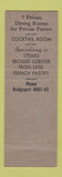 Matchbook Cover - Charlie's Cafe Exceptionale Minneapolis MN