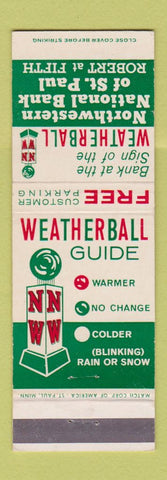 Matchbook Cover - Northwestern National Bank St Paul MN
