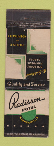 Matchbook Cover - Radisson Hotel Minneapolis MN WEAR
