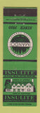 Matchbook Cover - Insulite Insulation Mando Minneapolis MN