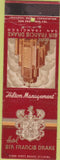 Matchbook Cover - Hotel Sir Francis Drake San Francisco CA