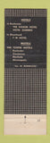 Matchbook Cover - Inn Towne Motels Kahler Rochester MN
