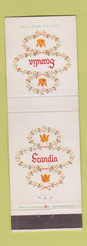 Matchbook Cover - Scandia Restaurant Rochester MN Hotel Zumbro