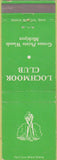Matchbook Cover - Lochmoor Club Golf Grosse Pointe Woods MI
