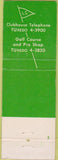 Matchbook Cover - Lochmoor Club Golf Grosse Pointe Woods MI
