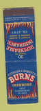 Matchbook Cover - Burns Insurance ST Paul MN feature WORN