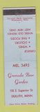 Matchbook Cover - Granada Beer Garden Duluth MN