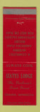Matchbook Cover - Izatys Lodge Onamia MN