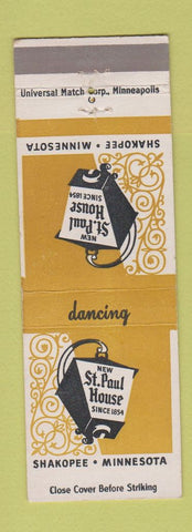 Matchbook Cover - St Paul House Shakopee MN