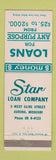 Matchbook Cover - Star Loans Aurora MO