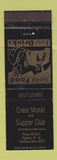Matchbook Cover - Crest Motel Supper Club Caledonia MN