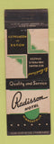 Matchbook Cover - Radisson Hotel Minneapolis MN