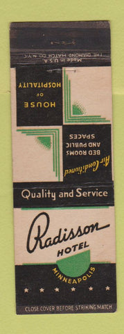 Matchbook Cover - Radisson Hotel Minneapolis MN