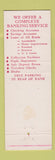 Matchbook Cover - Zapp State Bank St Cloud MN