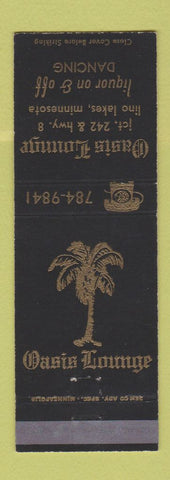 Matchbook Cover - Oasis Lounge Lino Lakes MN