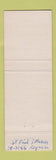 Matchbook Cover - Oasis Lounge Lino Lakes MN