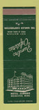 Matchbook Cover - Hotel Zumbro Rochester MN