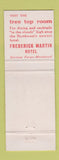 Matchbook Cover - Frederic Hotel ST Paul MN WEAR