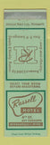 Matchbook Cover - Russell Hotel Minneapolis MN