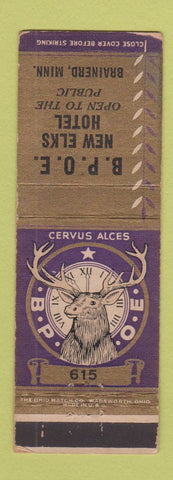 Matchbook Cover - Elks Lodge Brainerd MN WEAR