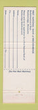 Matchbook Cover - 1st National Bank Breckenridge MN