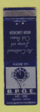 Matchbook Cover - Elks Lodge Bemidji MN WORN