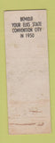 Matchbook Cover - Elks Lodge Bemidji MN WORN