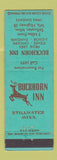 Matchbook Cover - Buckhorn Inn Stillwater MN