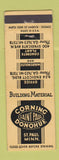 Matchbook Cover - Corning Donohue Building Material St Paul MN