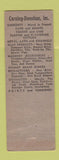 Matchbook Cover - Corning Donohue Building Material St Paul MN