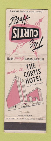 Matchbook Cover - Curtis Hotel Minneapolis MN WEAR