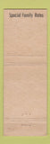 Matchbook Cover - Curtis Hotel Minneapolis MN WEAR
