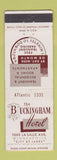Matchbook Cover - Buckingham Hotel Minneapolis MN