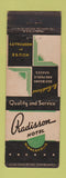Matchbook Cover - Radisson Hotel Minneapolis MN
