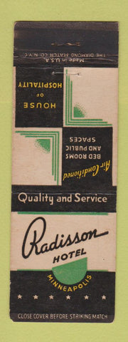Matchbook Cover - Radisson Hotel Minneapolis MN