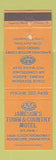 Matchbook Cover - Jameson's Town and Country Motel Rochester MN