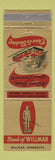 Matchbook Cover - Bank of Willmar MN WEAR