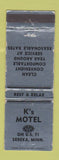 Matchbook Cover - K's Motel Sebeka MN WEAR